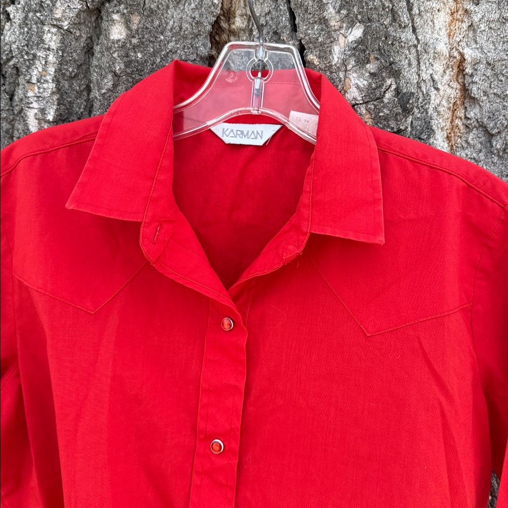 KARMAN vintage pearl snap western